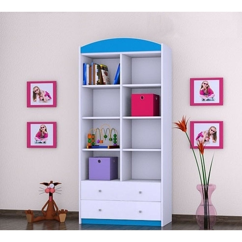 Renee 183cm H X 88cm W Animals Kids Cube, Blue