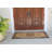 Issac Natural Coir 36" X 72" Entry Double Monogrammed Doormat -1057042230