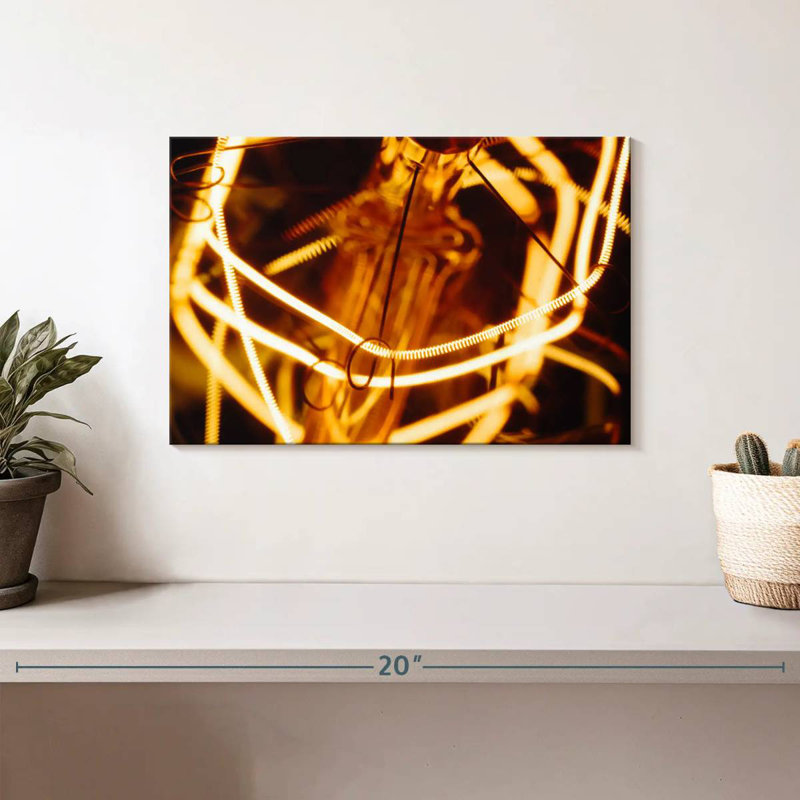 Kerner Golden Filament Lamp, 8" H x 12" W