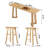 Daverman 70.87'' Solid Wood Home Bar