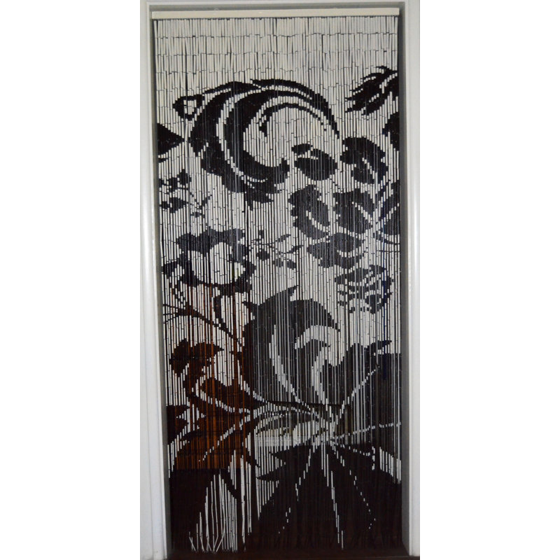Bamboo Semi Sheer Curtain Single Panel