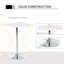 Lindquist Unfinished Metal Base Dining Table
