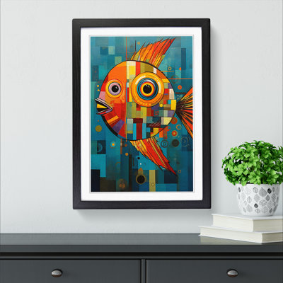 Fish Constructivism No.2 - Framed Print