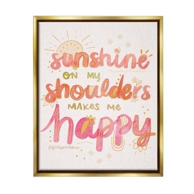 "Soleil sur mes épaules" sur toile