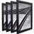 Delasha Ebony Solid Wood Matte Picture Frame - Set of 4-802134022