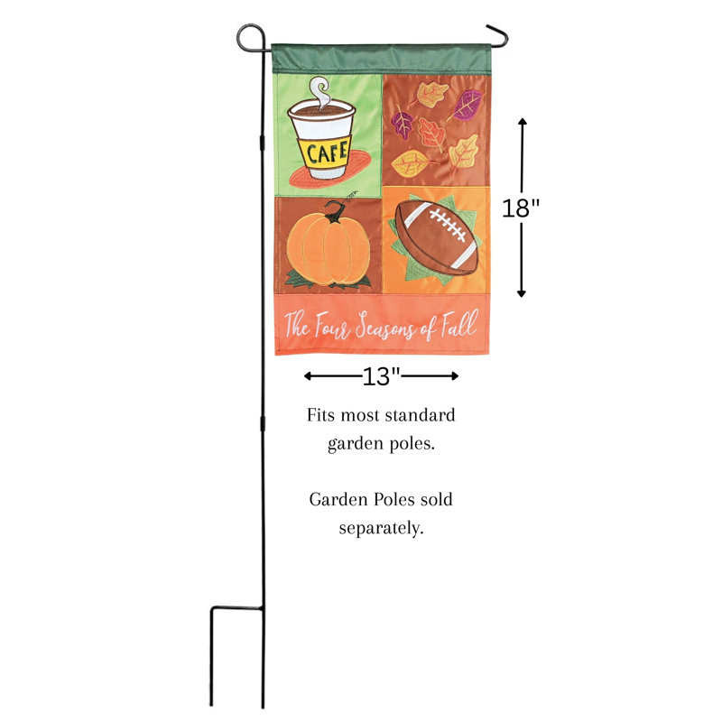 Drapeau des quatre saisons de l'automne