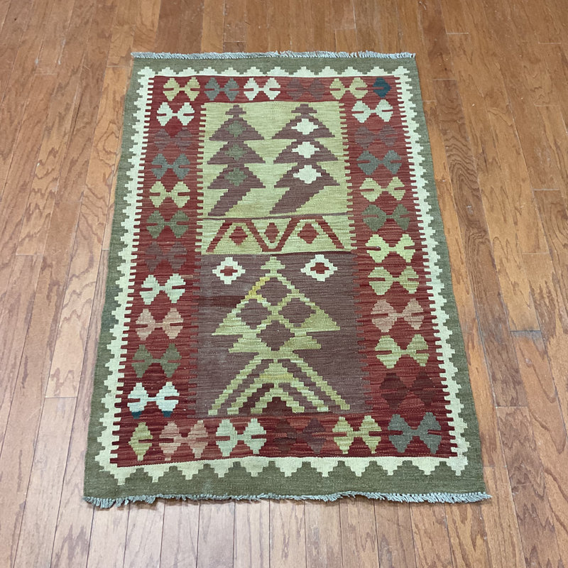  Tapis en laine fabriqué à la main Kilim