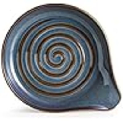 Ceramic Spoon Rest For Kitchen Counter & Stove, Large Spoon Holder For Cooking Utensils, Heat-Resistant, Nonstick, Easy To Clean, Modern Kitchen Decor