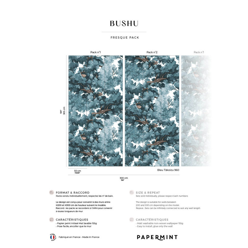  Bushu Pack 1 & 2 Arnault, Blue