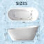 Baignoire de trempage autoportante en acrylique spécial avec drain chromé-134325760