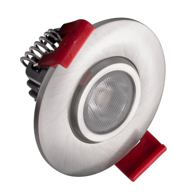Dimmable Circle Ceiling Light, Nickel, 2700K