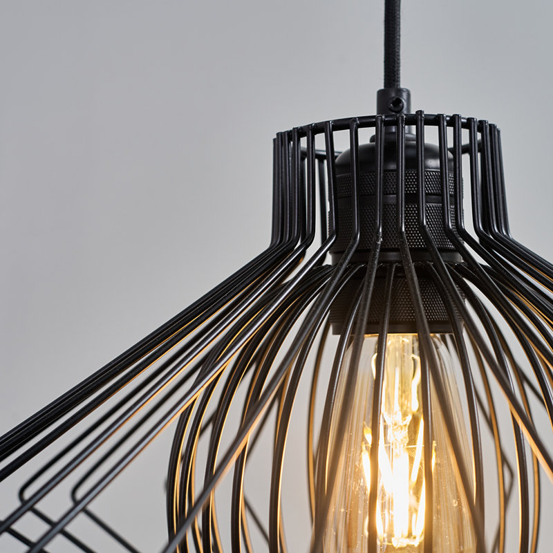 1 - Light Black Unique/Statement Pendant