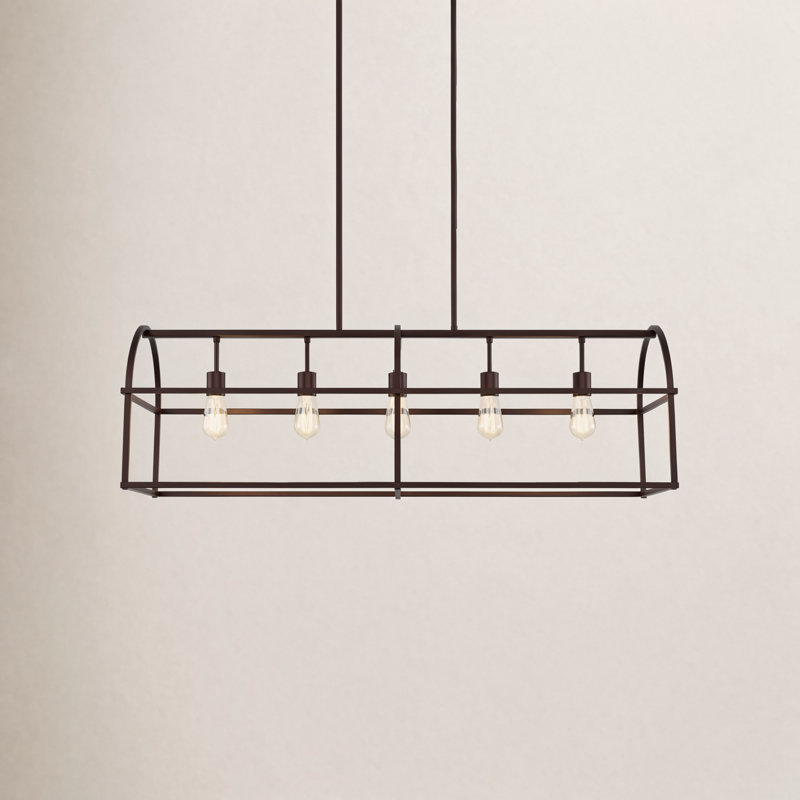5 - Light Kitchen Island Pendant, Bronze