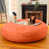 Microsuède orange