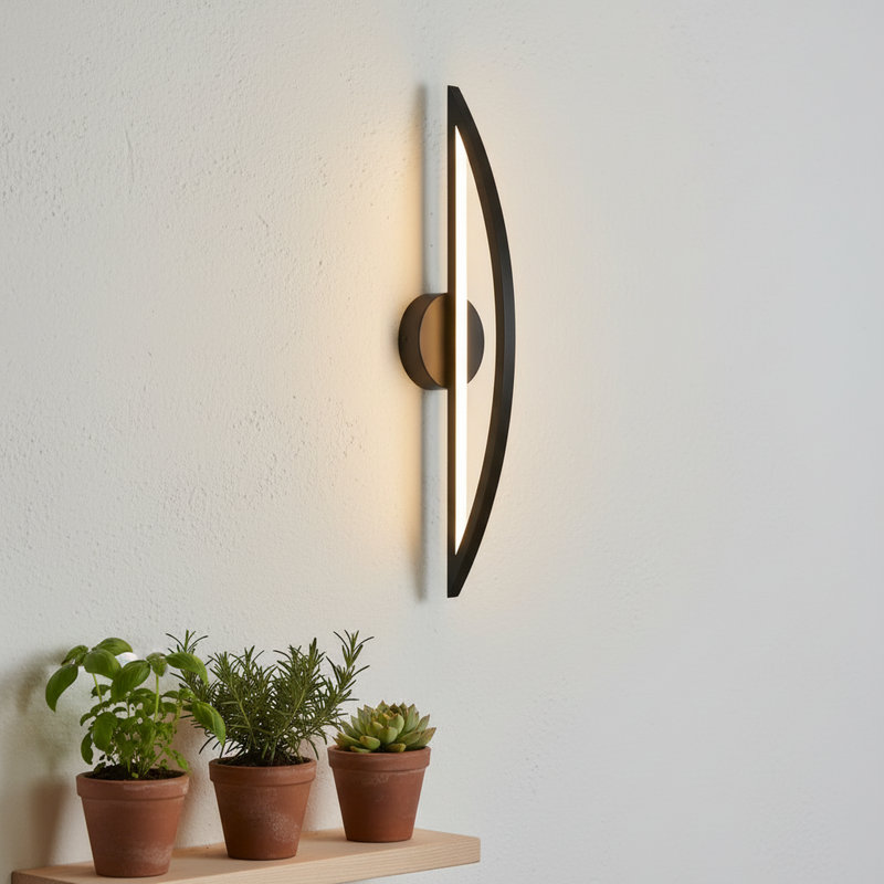 Luminaire mural à DEL Bow, H 24 po x l 4,7 po x P 5,1 po, 12 W
