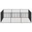 Veasley 100cm H Galvanised Steel Exercise Pen