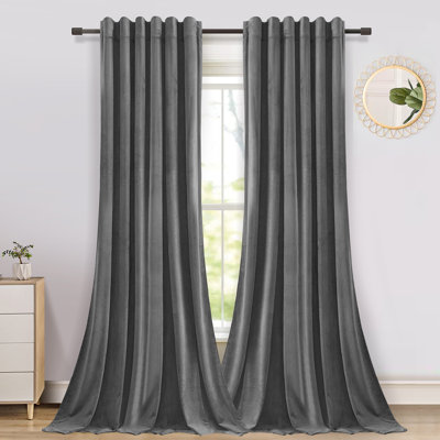 Velvet Blackout Curtain Pair