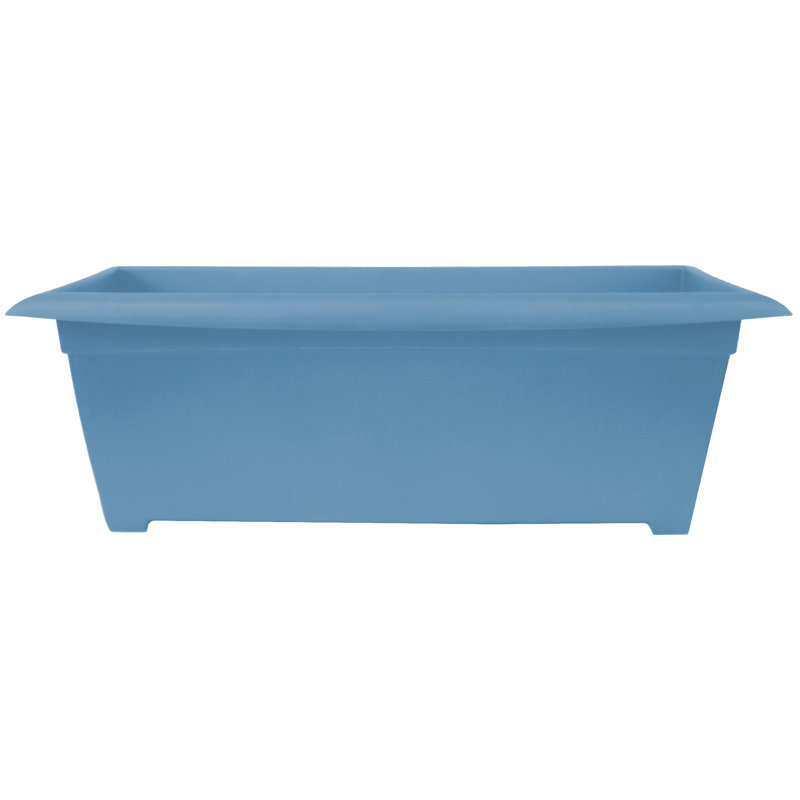 Boîte à fleurs rectangulaire Dayton, Bleu océan
