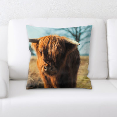 Microsuede Throw Pillow