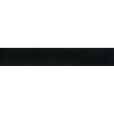 Tapis de couloir contemporain noir en laine nouée à la main 5 pi 1 po x 31 pi 5 po