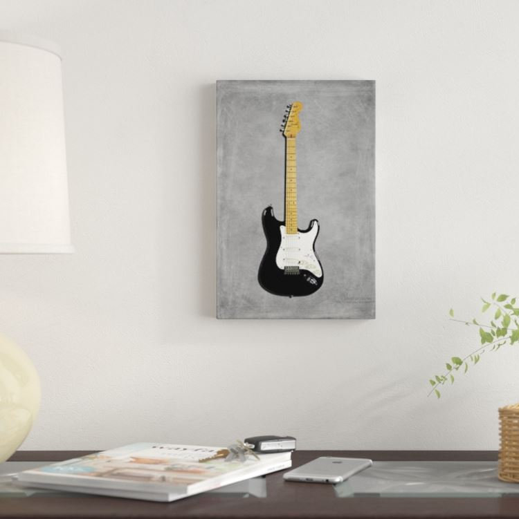 « garde-eclaptonsig blackie 77 », impression sur toile tendue, H 18 po x l 12 po x P 1,5 po, Toile tendue, Pas de tapis