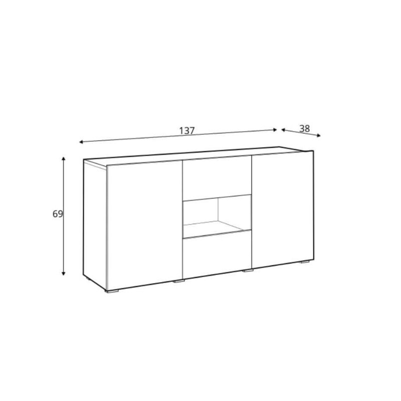 Hogans 137cm Sideboard