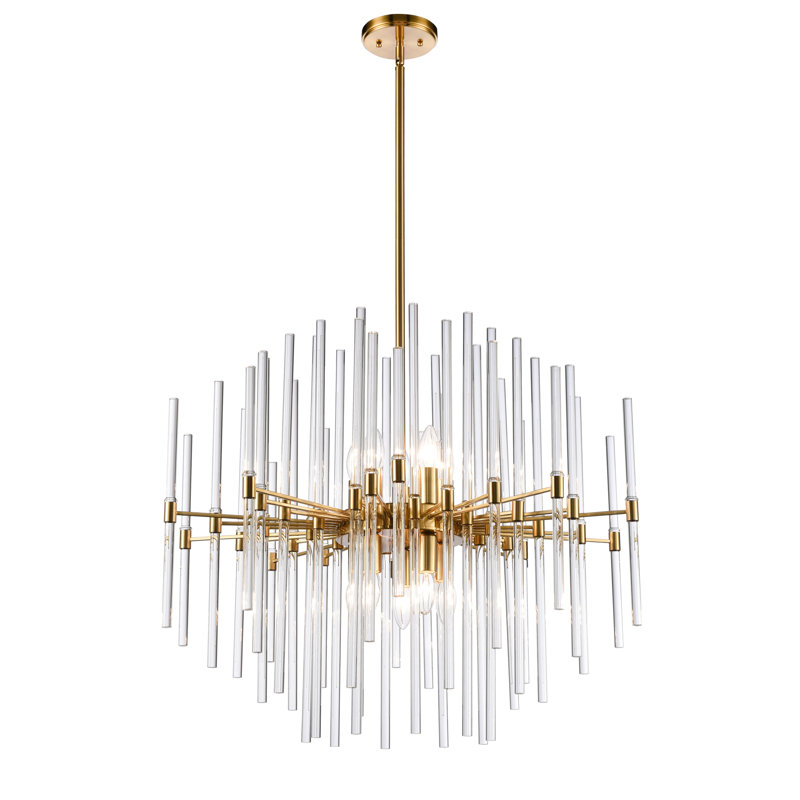 Allyn 10 - Light Brass Sputnik Pendant
