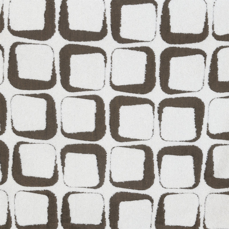 Canapé en chenille beige avec 4 coussins Yolanda, 29" H x 91" W x 39" D