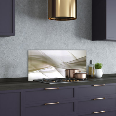 Banwari 50cm W x 100cm L Glass Peel and Stick Panel