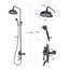 Leedy Mixer Shower with Dual Shower Head