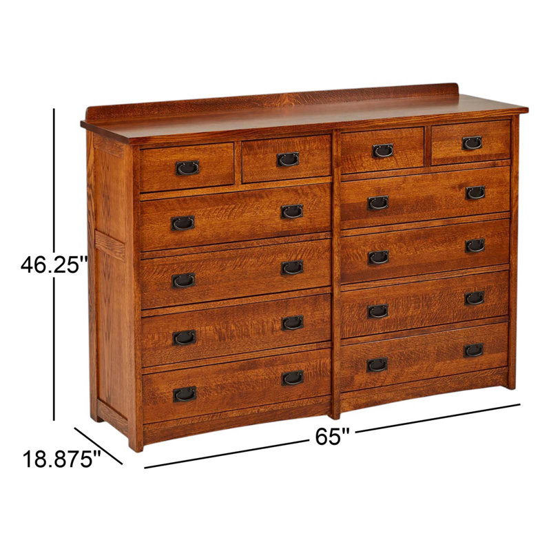 Commode double 12 tiroirs Abbot