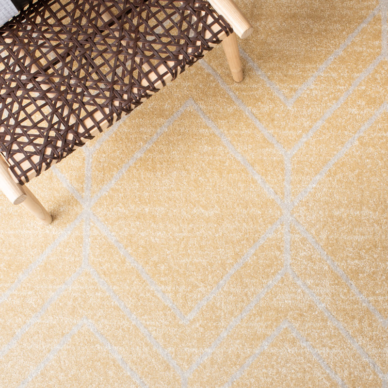 Seiler Performance Geometric Rug, Round 6'