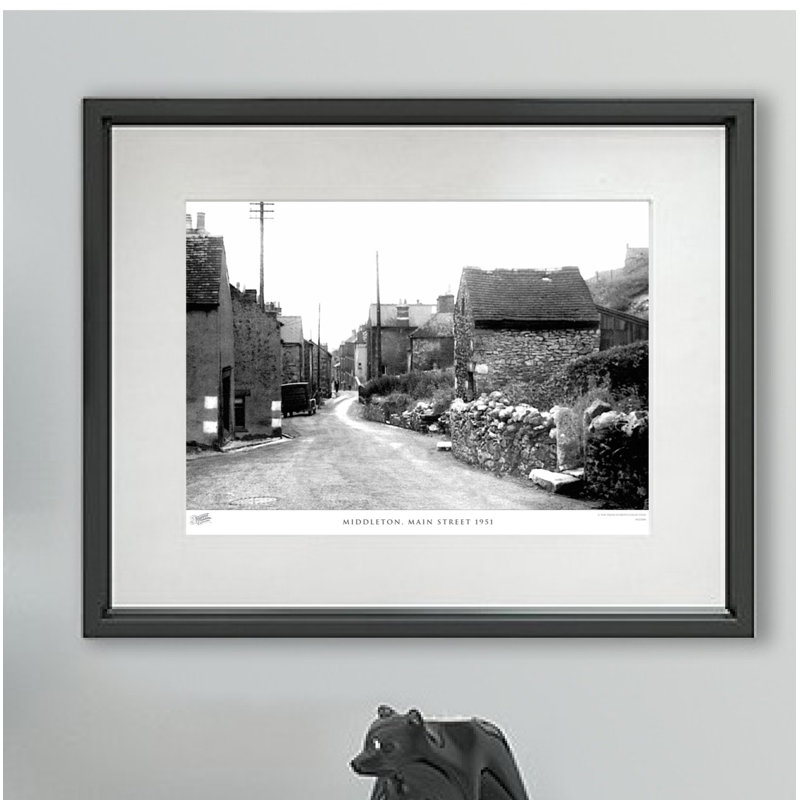 Middleton, Main Street 1951 - Single Picture Frame Print, 40cm H x 50cm W x 2.3cm D