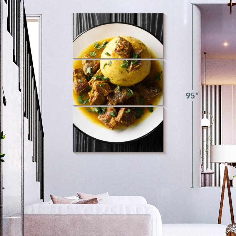 Yarlin Puerto Rican Mofongo, 74" H x 48" W