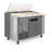 50 in. One Door Commercial Pizza Prep Refrigerator in Stainless Steel (KM-RPPS-1DSS)
