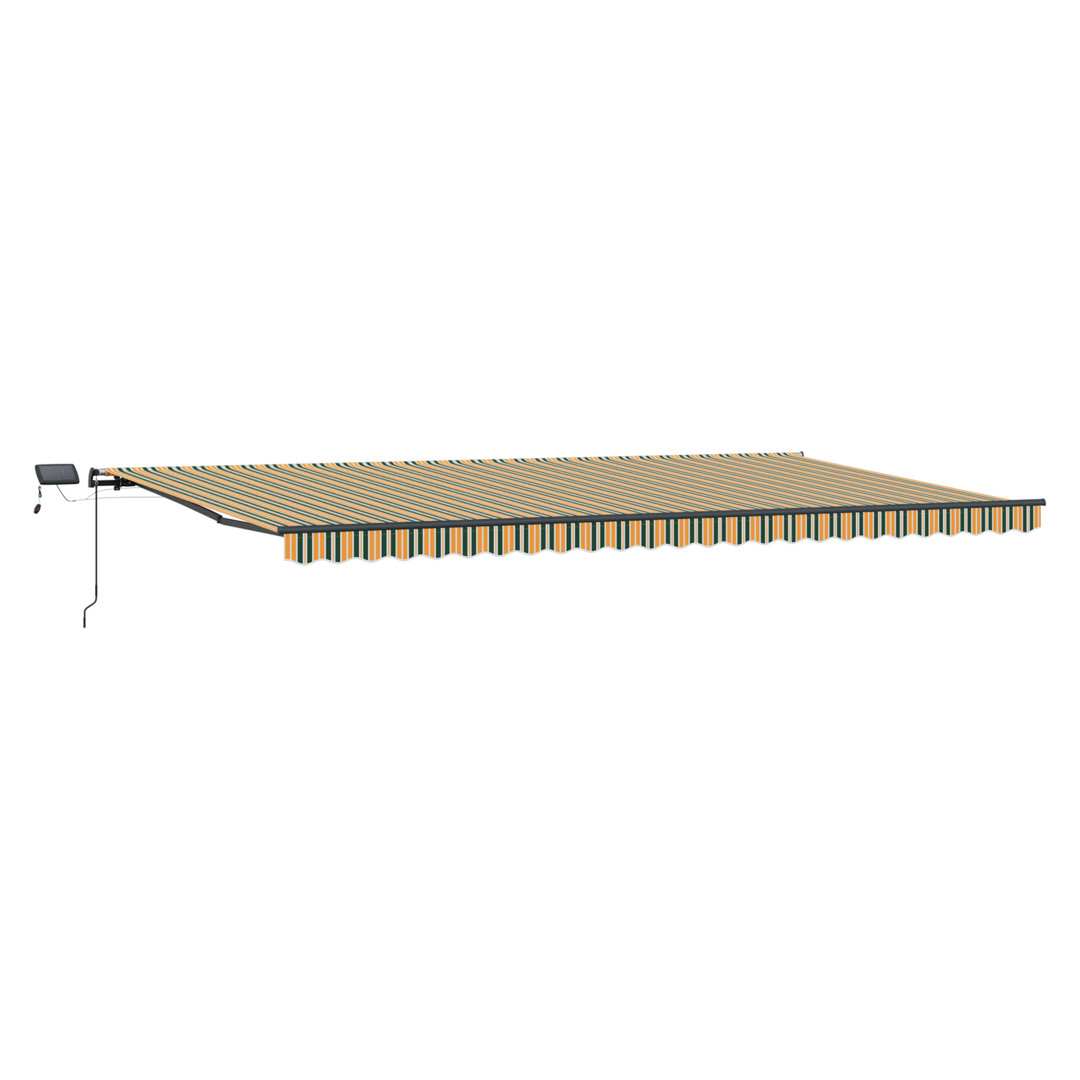 Brayden Studio Polyester Cover Retractable Patio Awning
