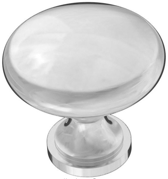 Poignée ondulée 3 po nickel satiné