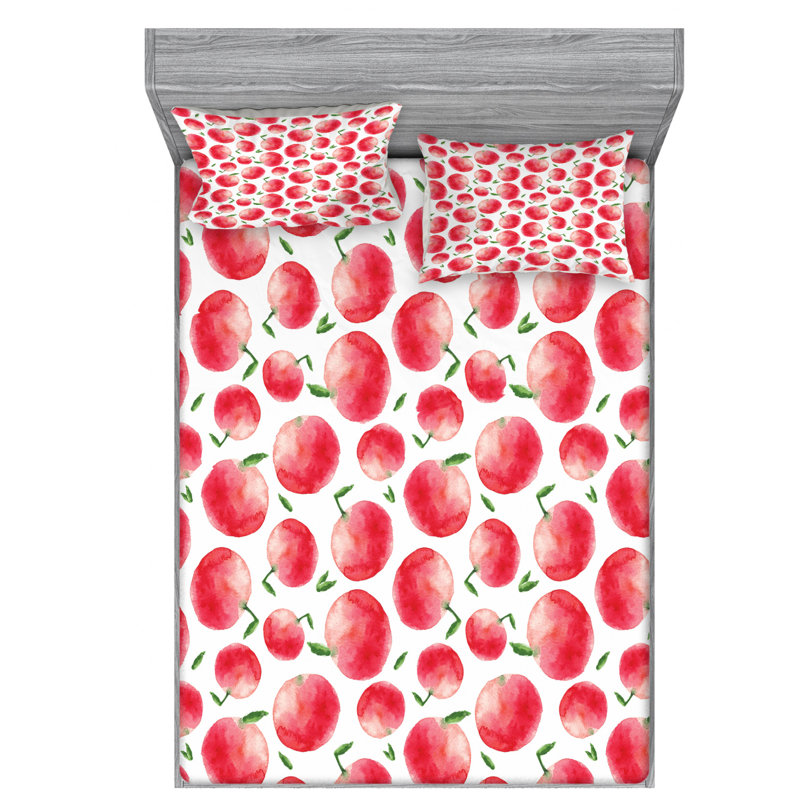 Microfiber Sheet Set, Queen Sheet Set with Fitted Sheet
