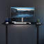 Bureau de coin carré électrique 55 "x 24" VIVO (série 1B55S)-92395512