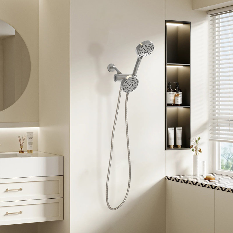 8-Function Handheld Shower, Brushed Nickel