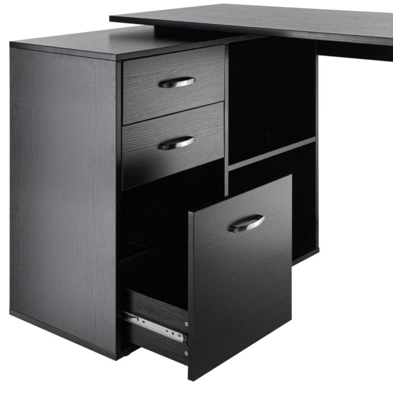 MDF Writing Desk, Black