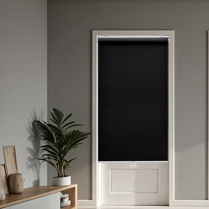Rideaux occultants SUNOFF avec stores à enroulement sans cordon, protection UV et stores d'isolation thermique pour fenêtres, convenant au bureau et à la maison