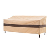 Premium Rip Stop Patio Love Seat Sofa Cover Waterproof, 87"(W) × 37"(D) × 35/26"(H), 3-Year Warranty