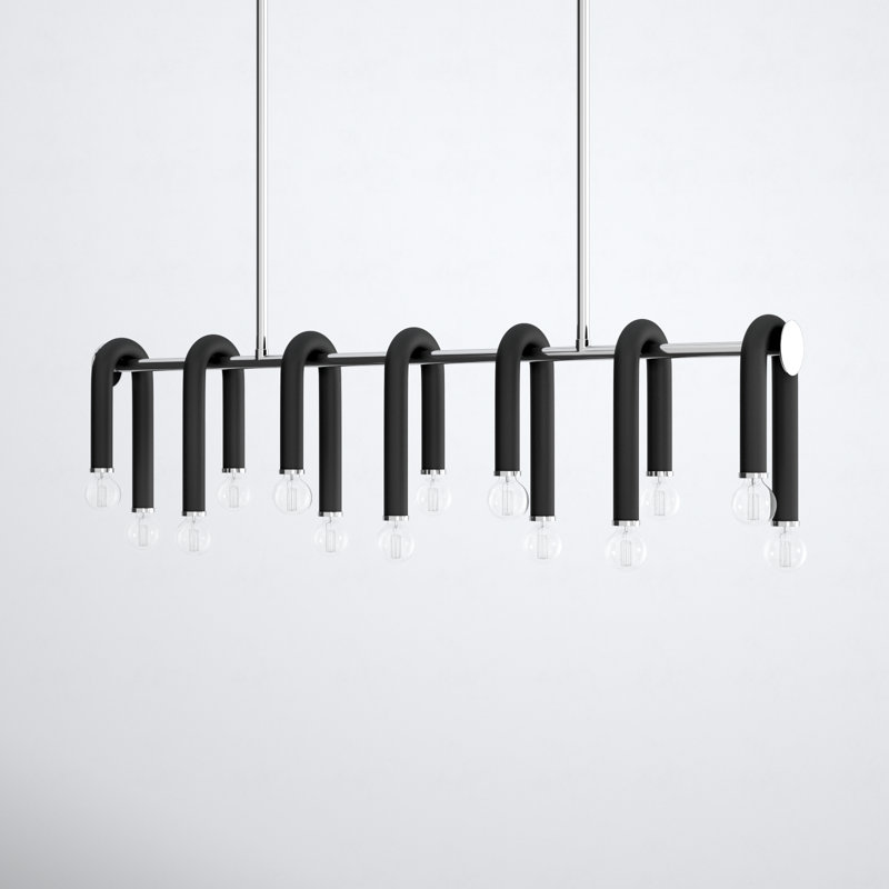 Rhea 14 - Light Kitchen Island Pendant, Polished Nickel