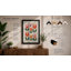 Stylized Tulip Composition Mid-Century - Framed Print-513077409-513077411