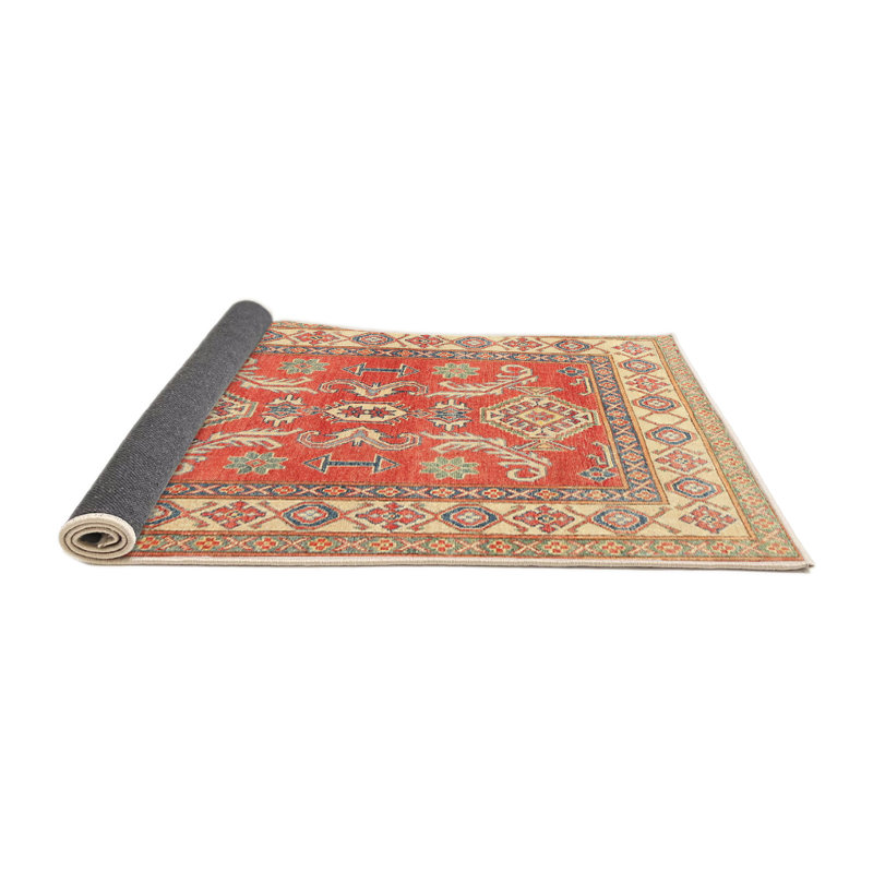 Tapis traditionnel rouge / beige, Rectangle 5 pi x 7 pi