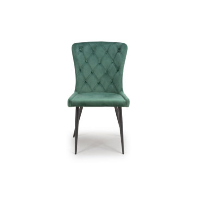 Padmukh 49cm H Tufted Velvet Upholstered Side Chair