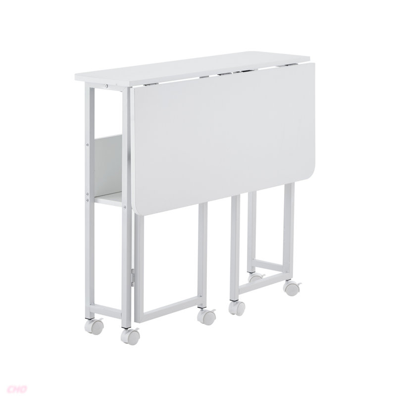 Folding Desk Small Foldable Desk For Small Space, 31.5 Inches Writing Computer Desk In Study, Home Office Foldable Office Desk For Bedroom 80*58