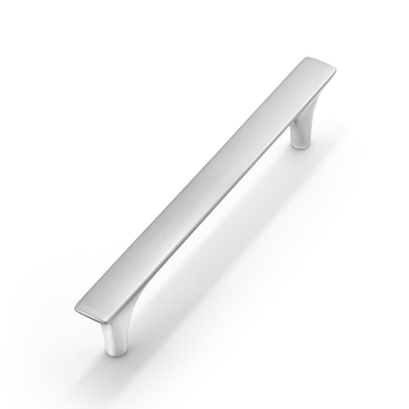 New Collection Flat Bar Pull, 5, Satin Nickel