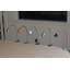 Lampe de bureau argentée 17 po Solari-243336983